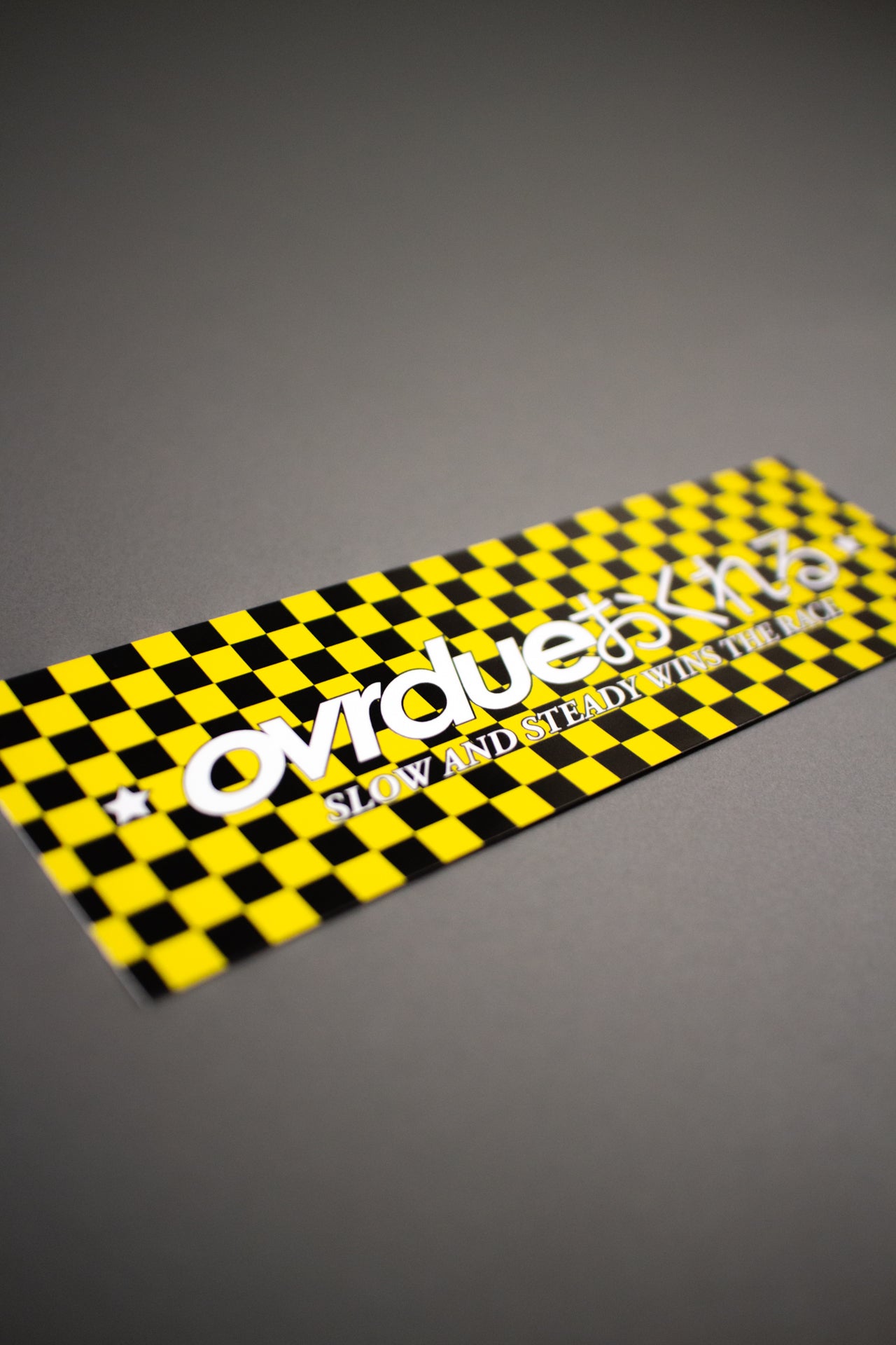 CHECKERED HIRAGANA SLAP