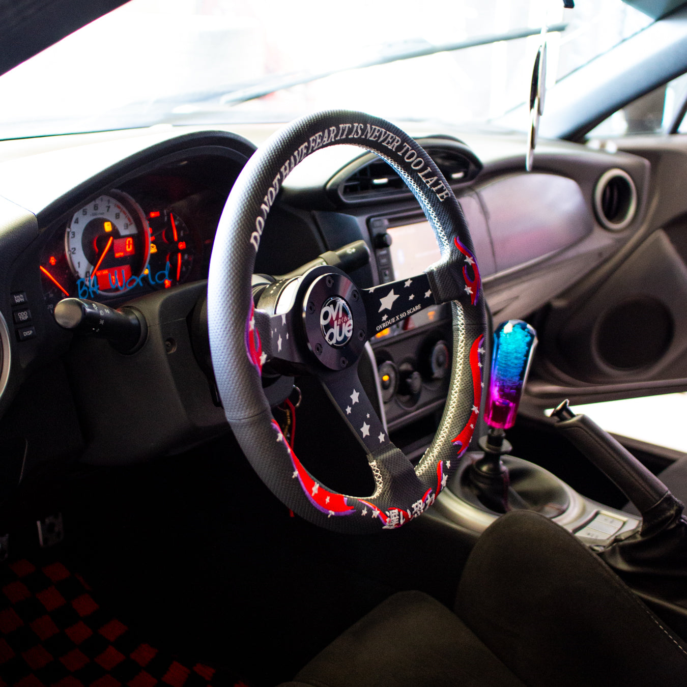 NEVER TOO LATE STEERING WHEEL