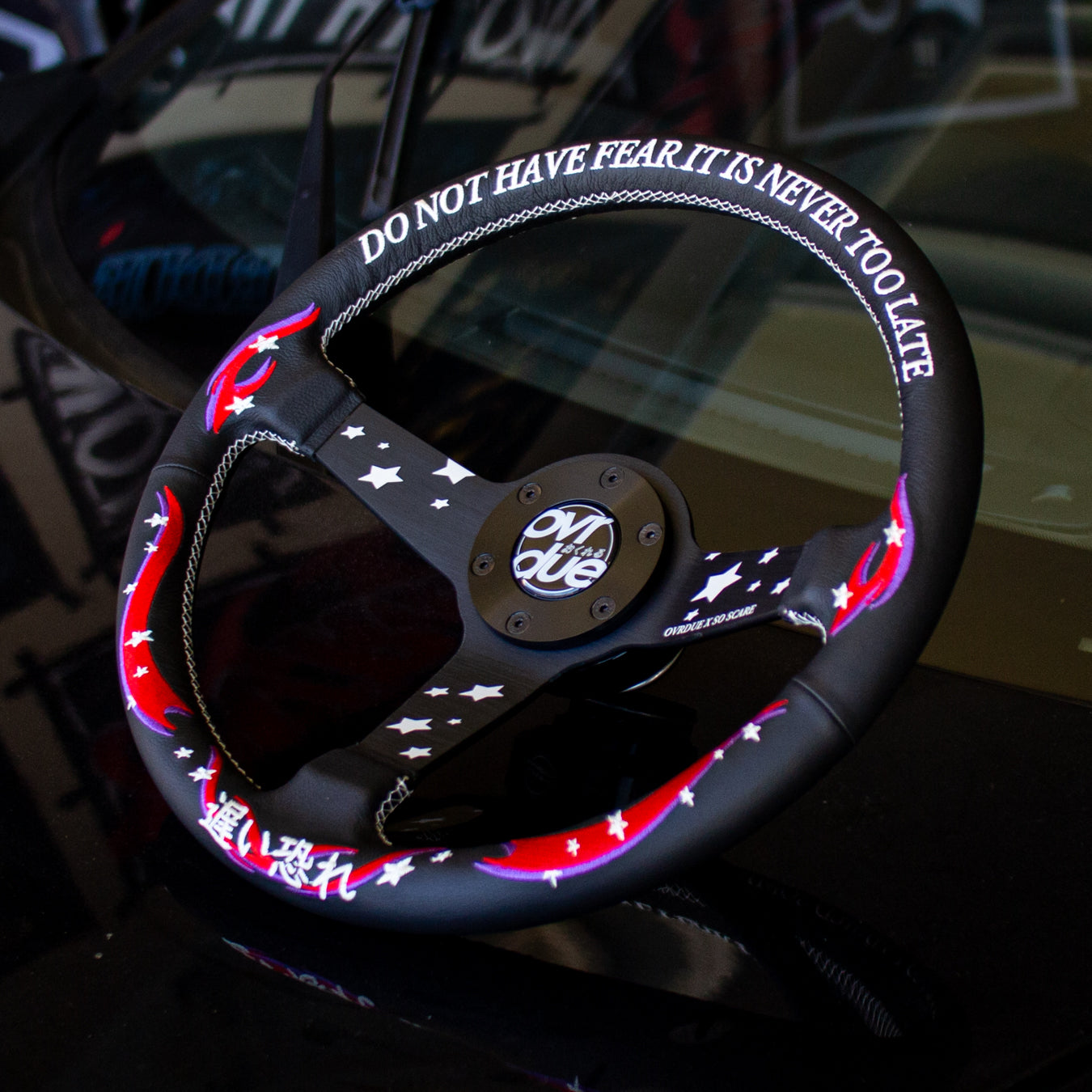 NEVER TOO LATE STEERING WHEEL