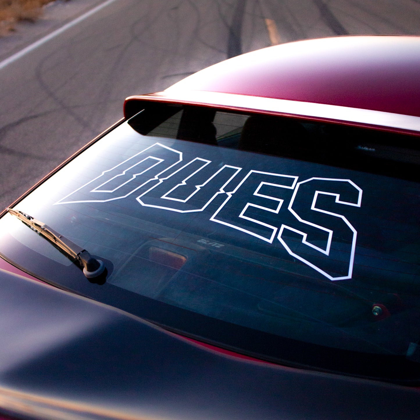 DUES REAR BANNER