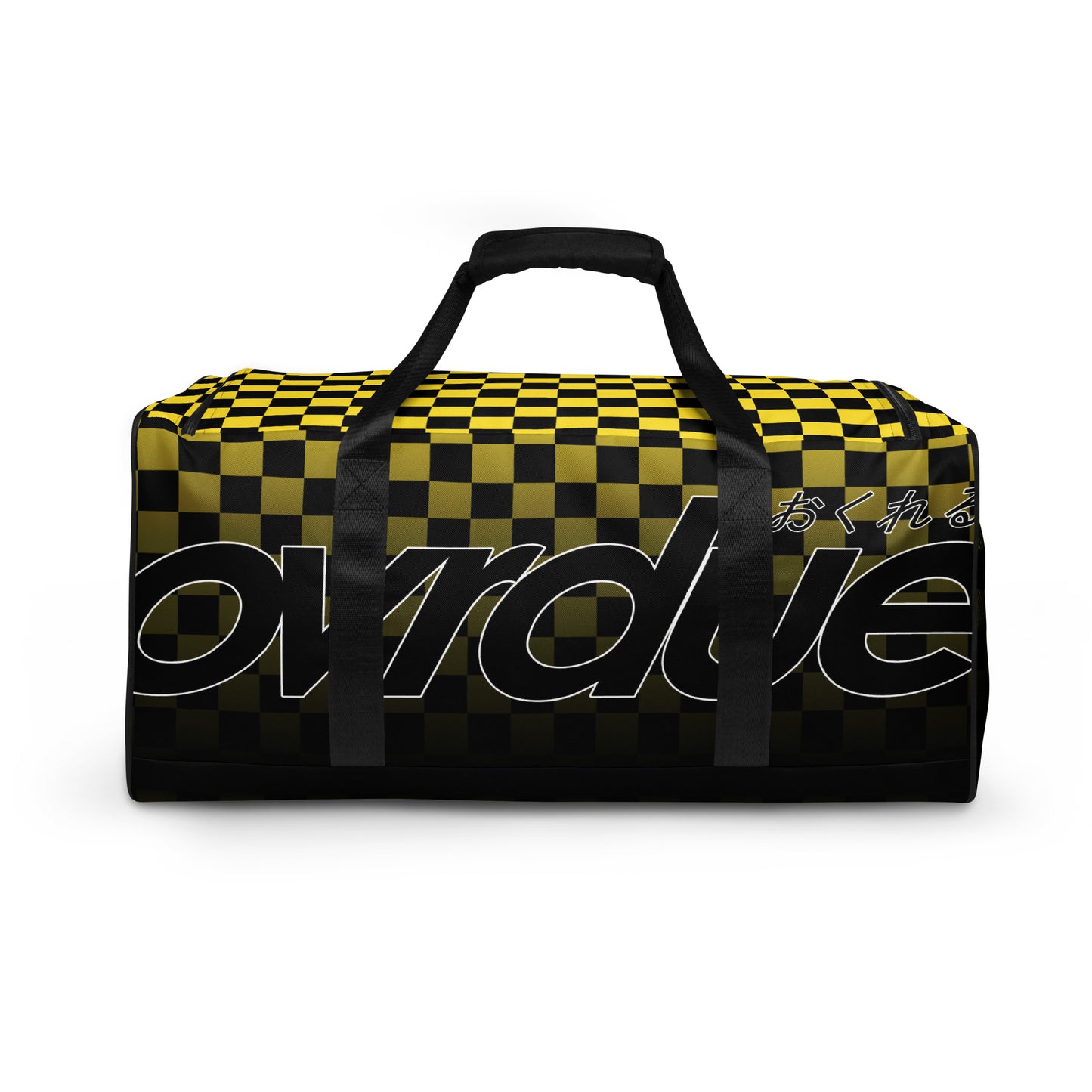 CHECKERED DUFFEL - YELLOW