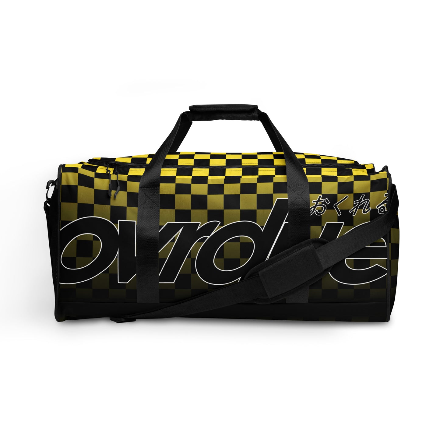 CHECKERED DUFFEL - YELLOW