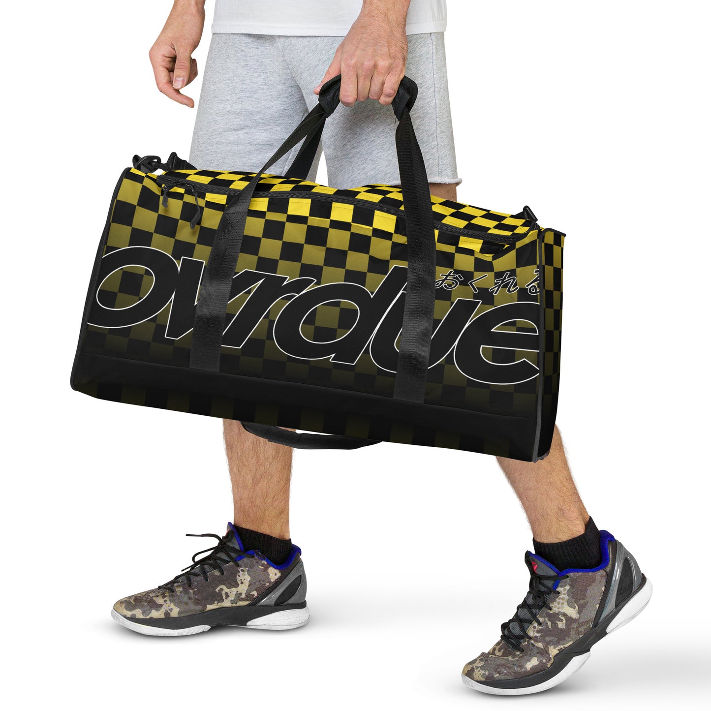 CHECKERED DUFFEL - YELLOW