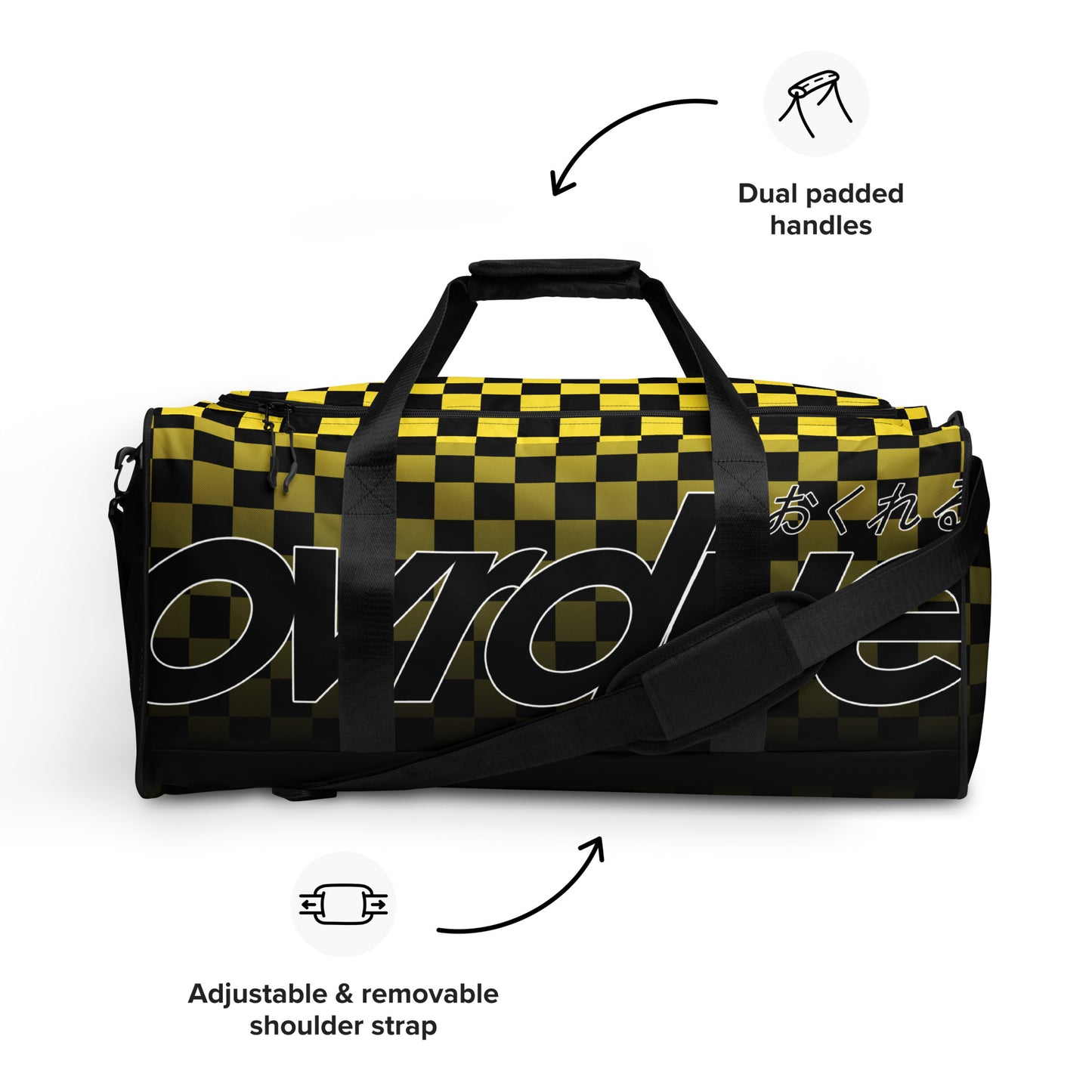 CHECKERED DUFFEL - YELLOW