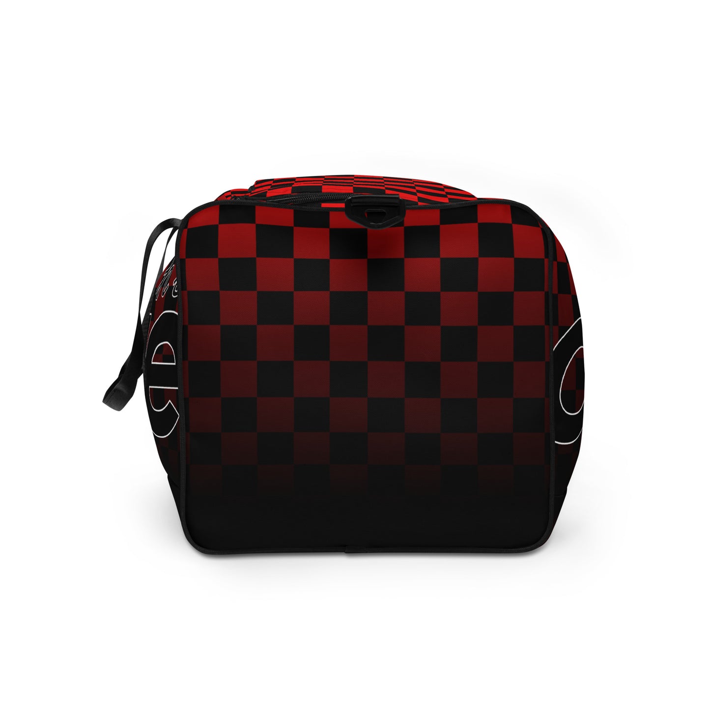 CHECKERED DUFFEL - RED