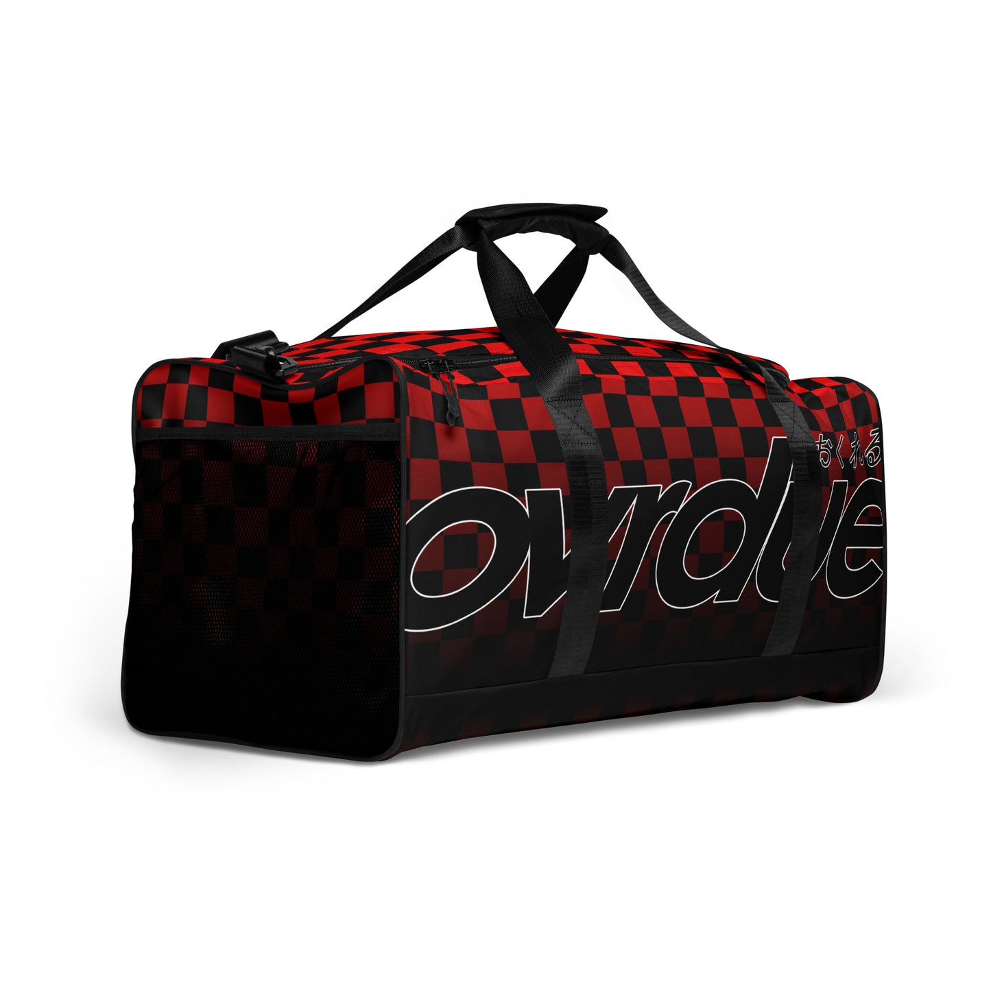 CHECKERED DUFFEL - RED