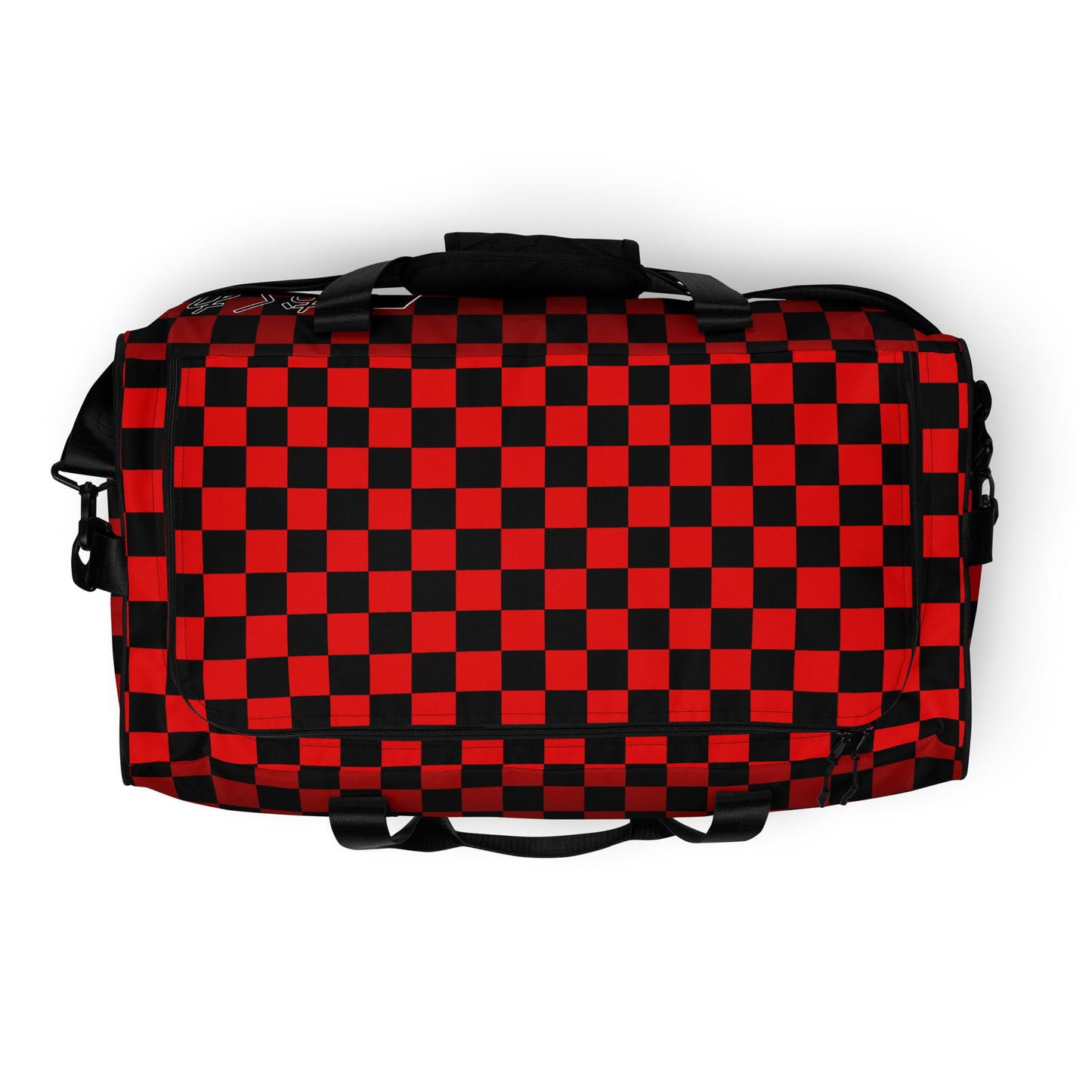 CHECKERED DUFFEL - RED