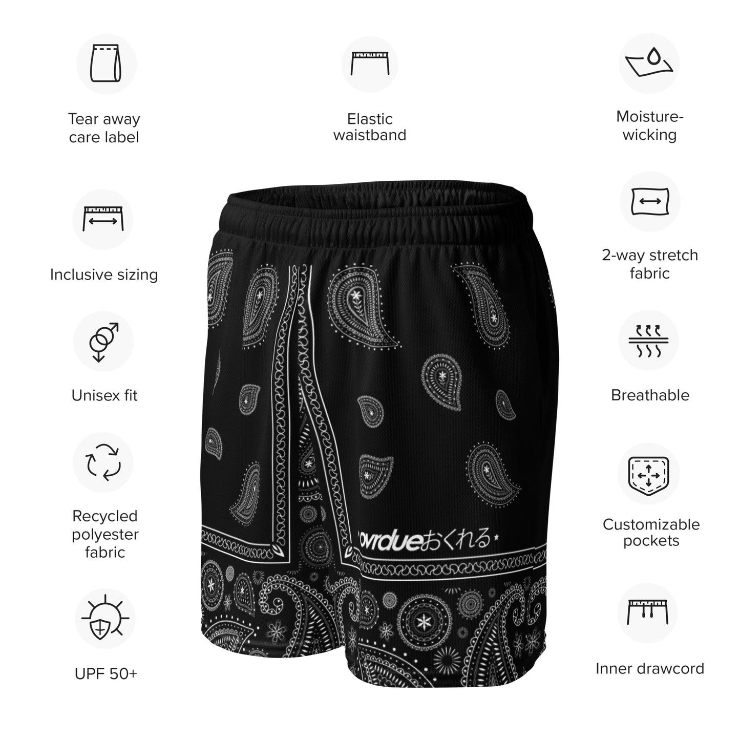 MESH BANDANA SHORTS