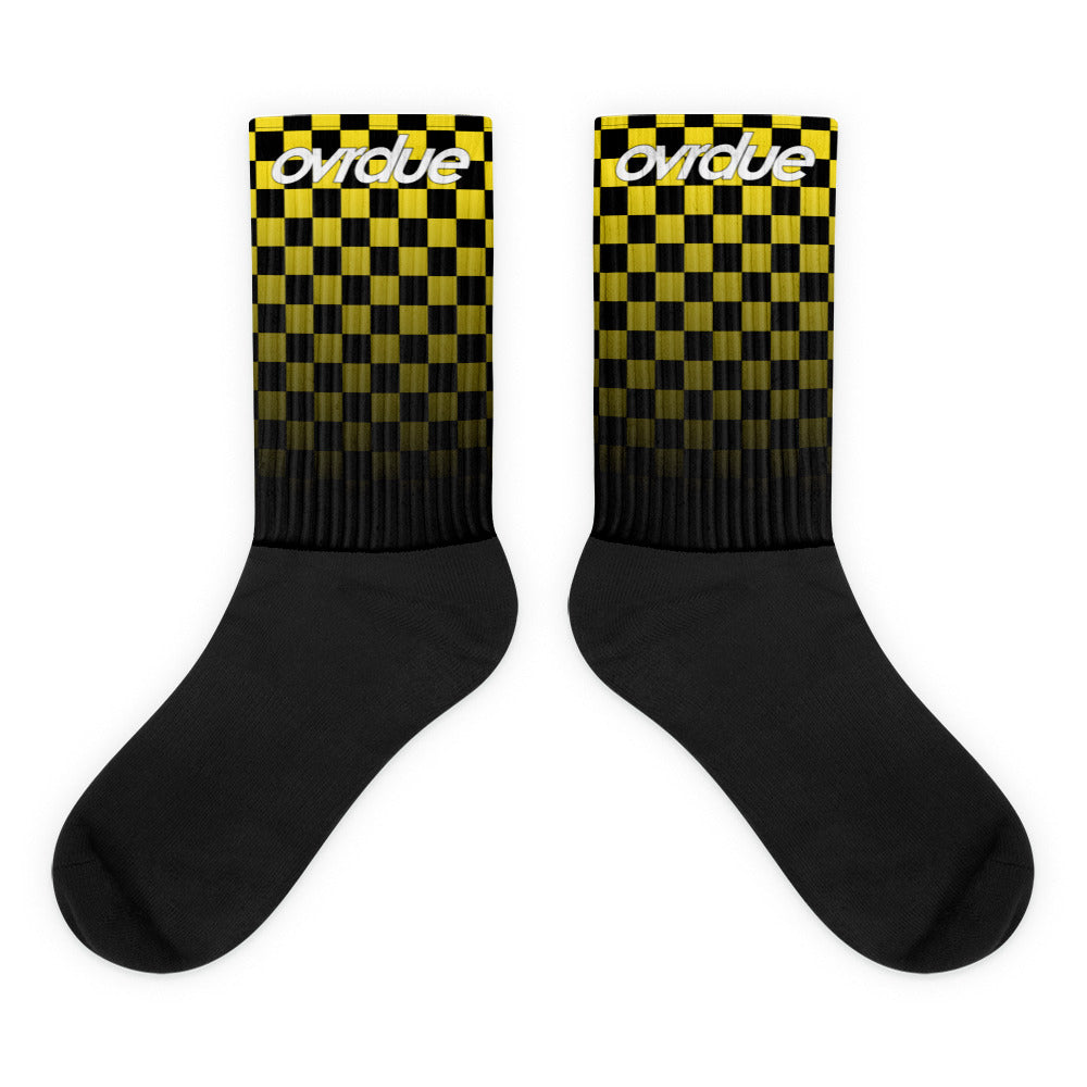 CHECKERED SOCKS - YELLOW