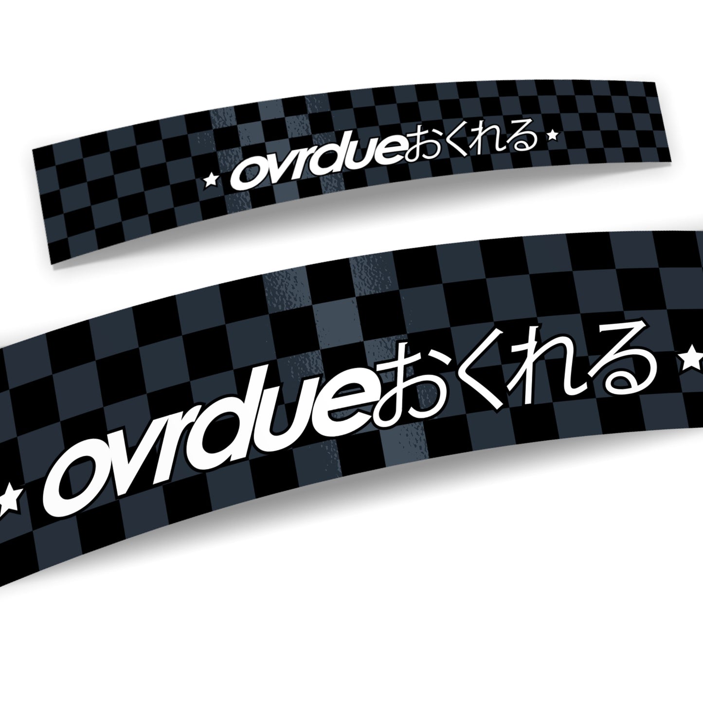 CHECKERED SUNSTRIP BANNER