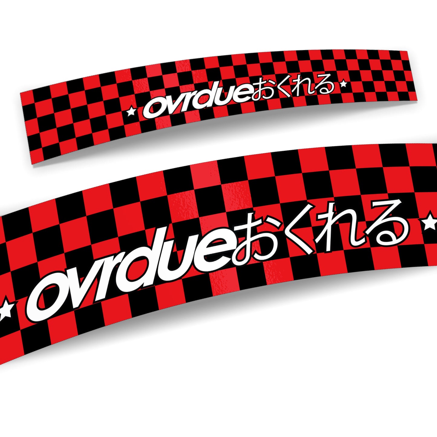 CHECKERED SUNSTRIP BANNER
