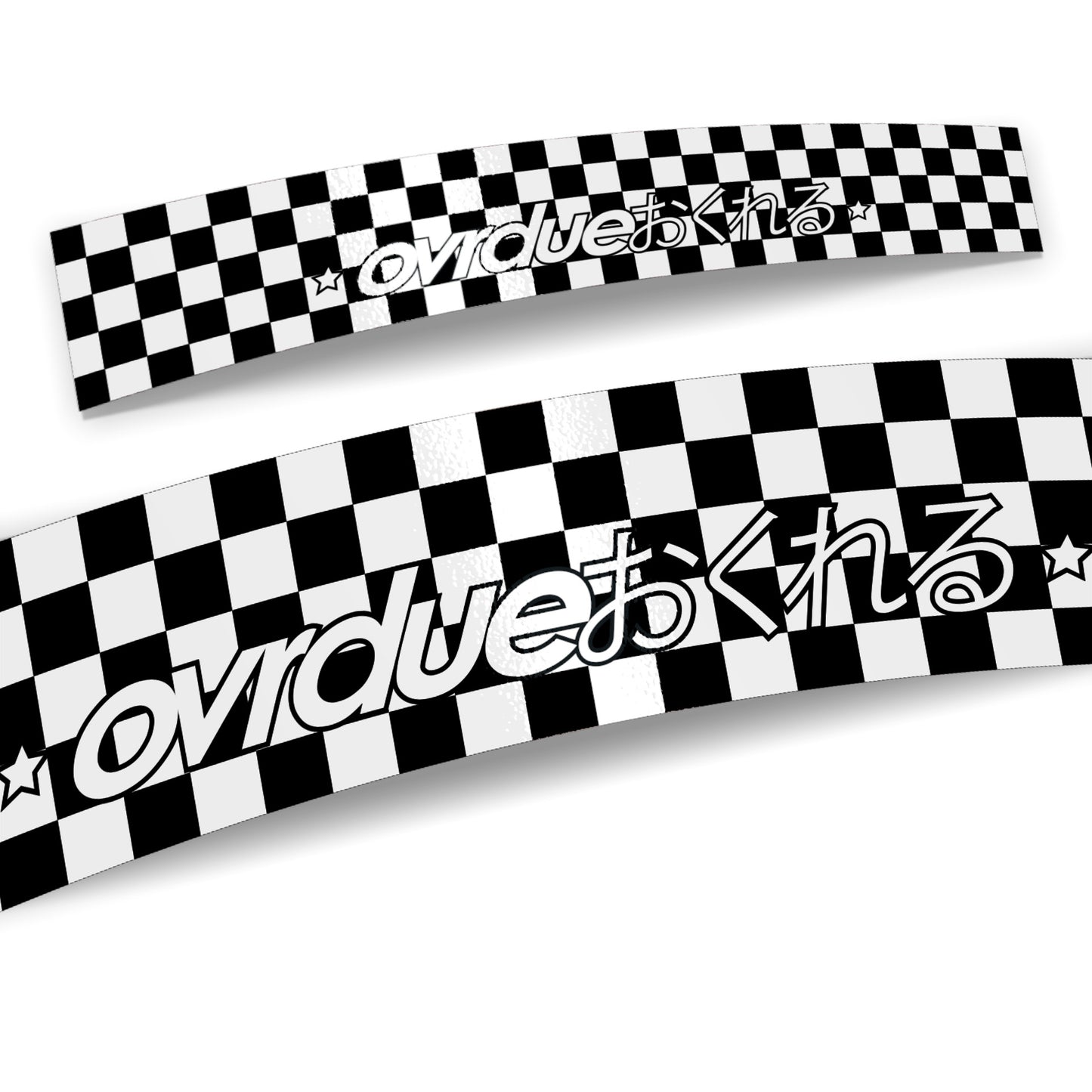 CHECKERED SUNSTRIP BANNER