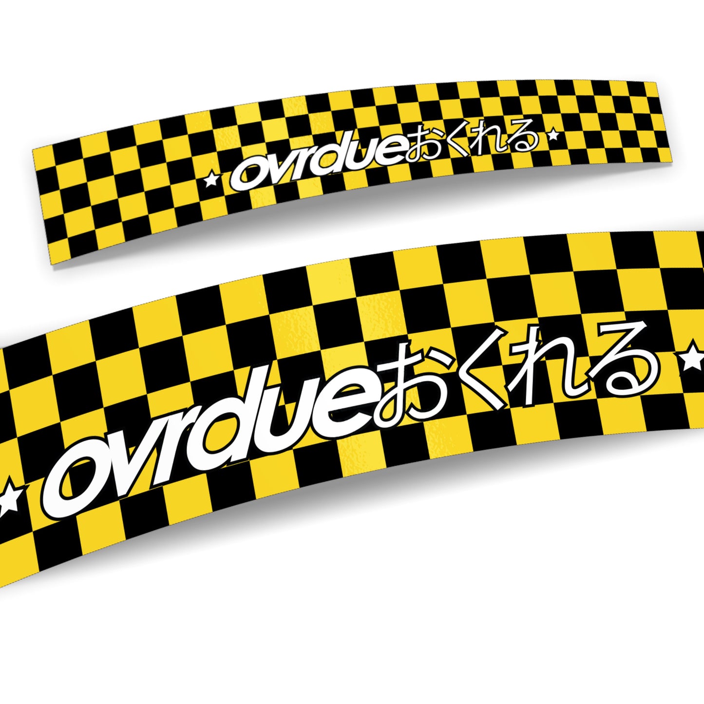 CHECKERED SUNSTRIP BANNER