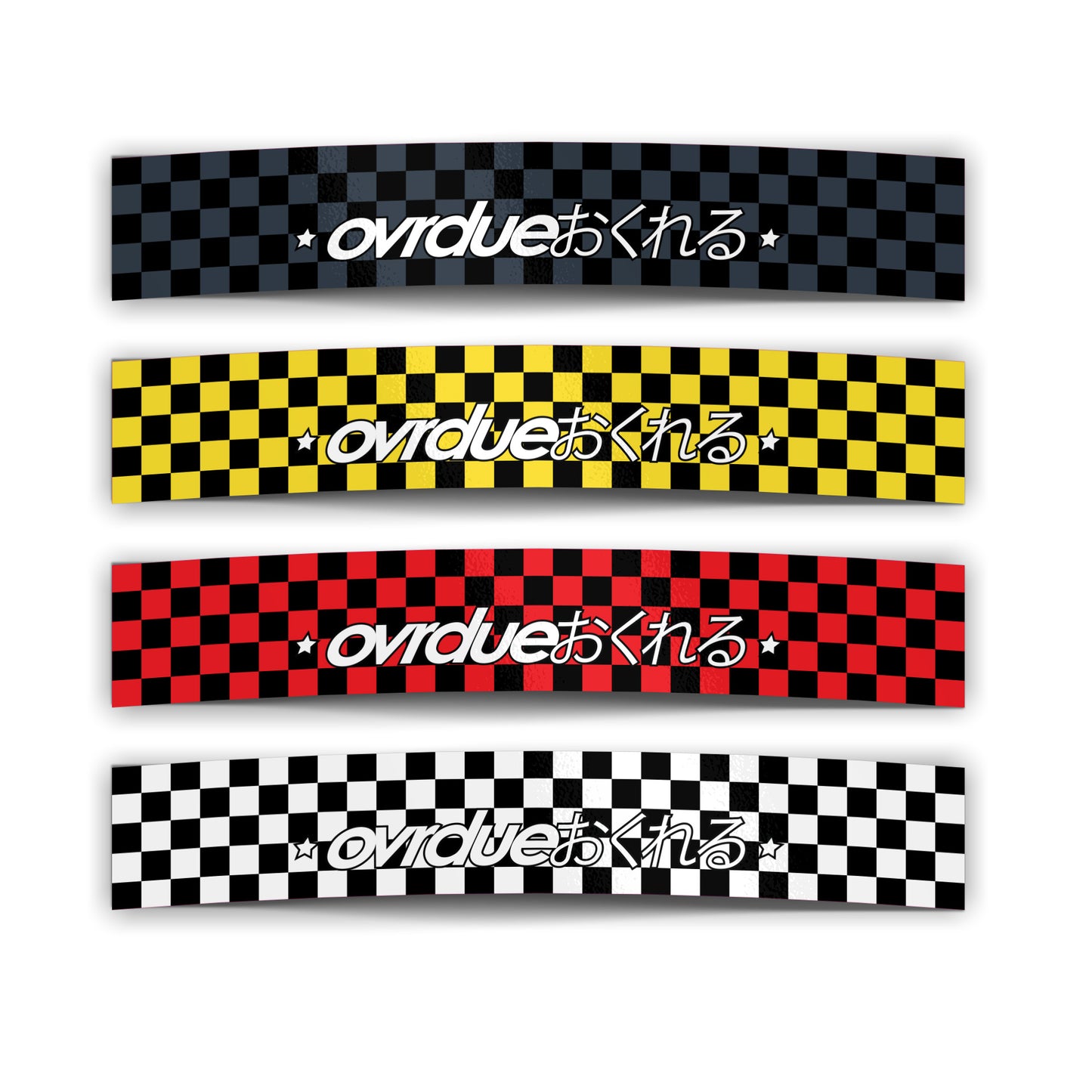 CHECKERED SUNSTRIP BANNER