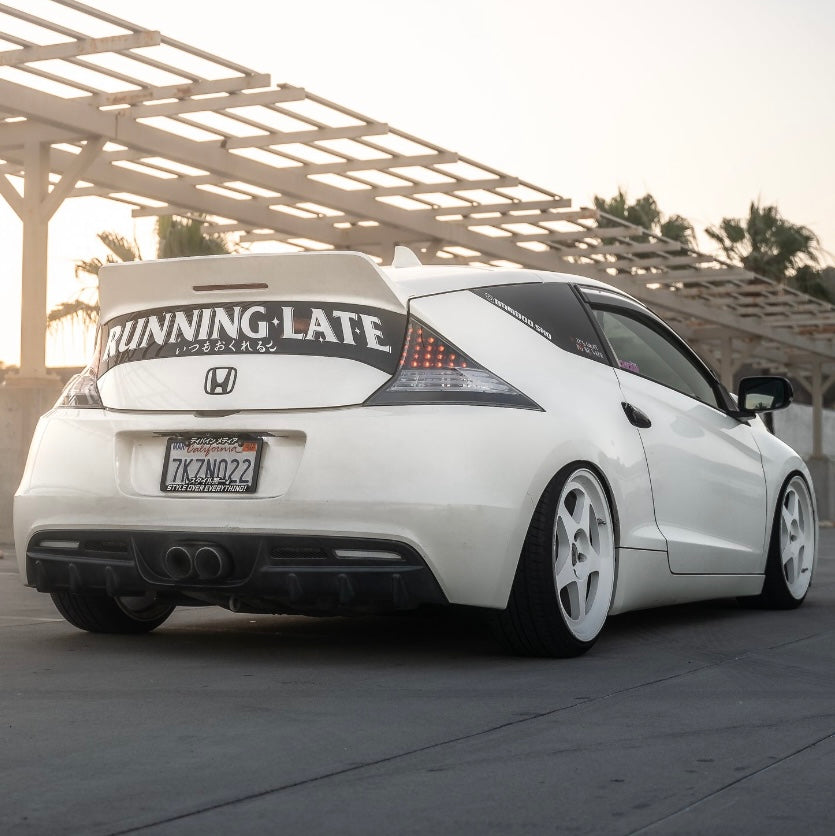RUNNING LATE BANNER