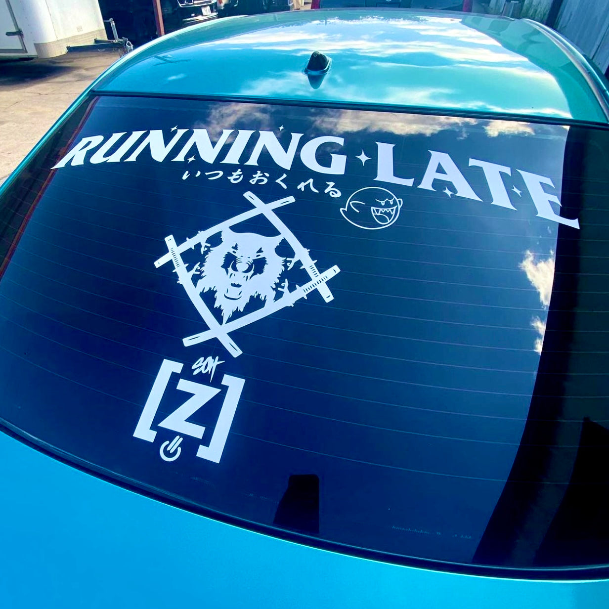 RUNNING LATE BANNER