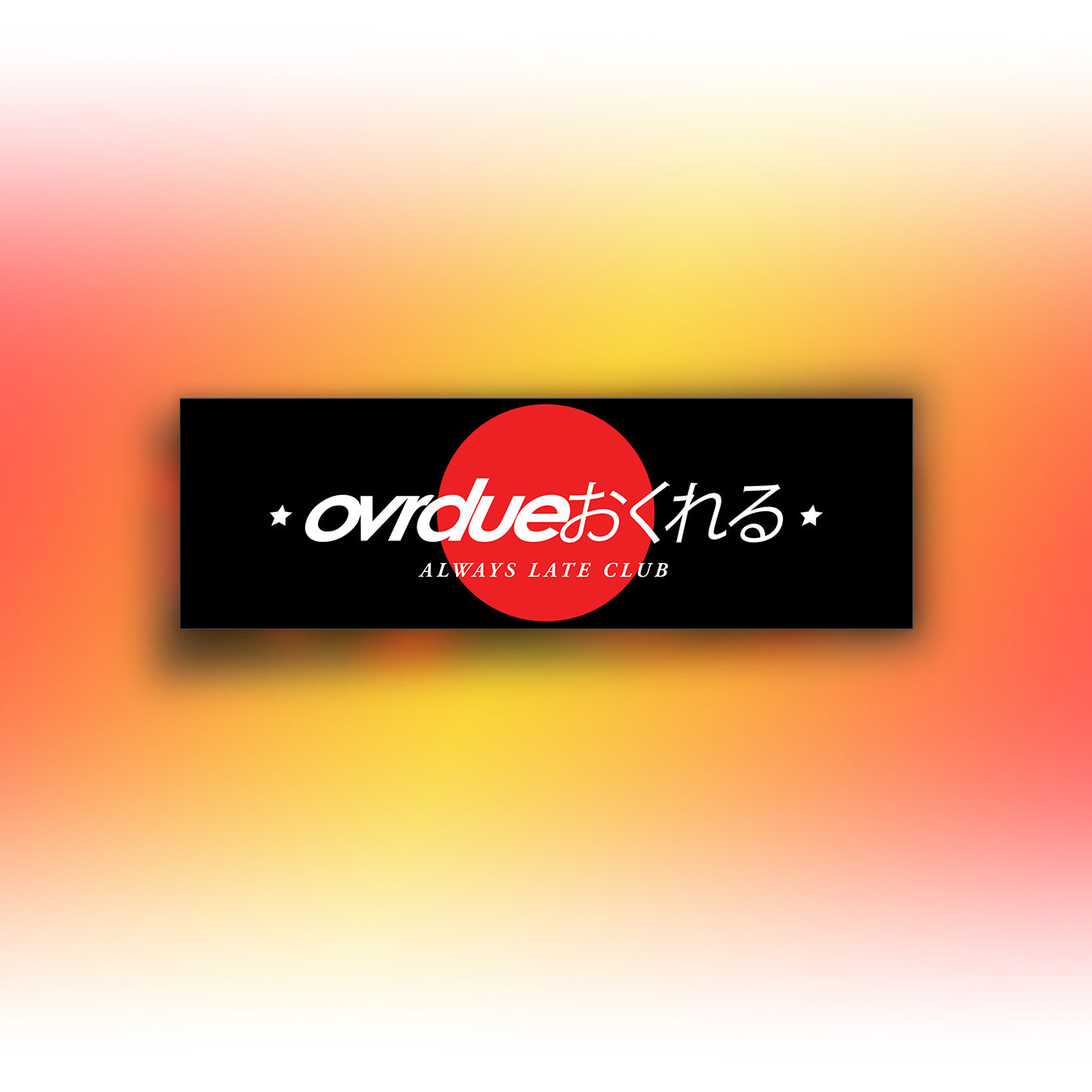 RISING SUN BOX LOGO SLAP