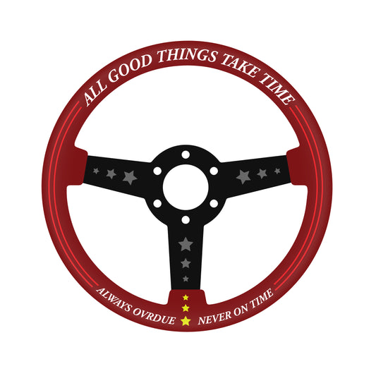 ALL GOOD THINGS TAKE TIME ハンドル STEERING WHEEL