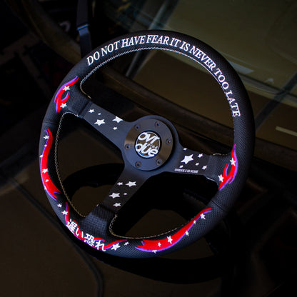 NEVER TOO LATE STEERING WHEEL