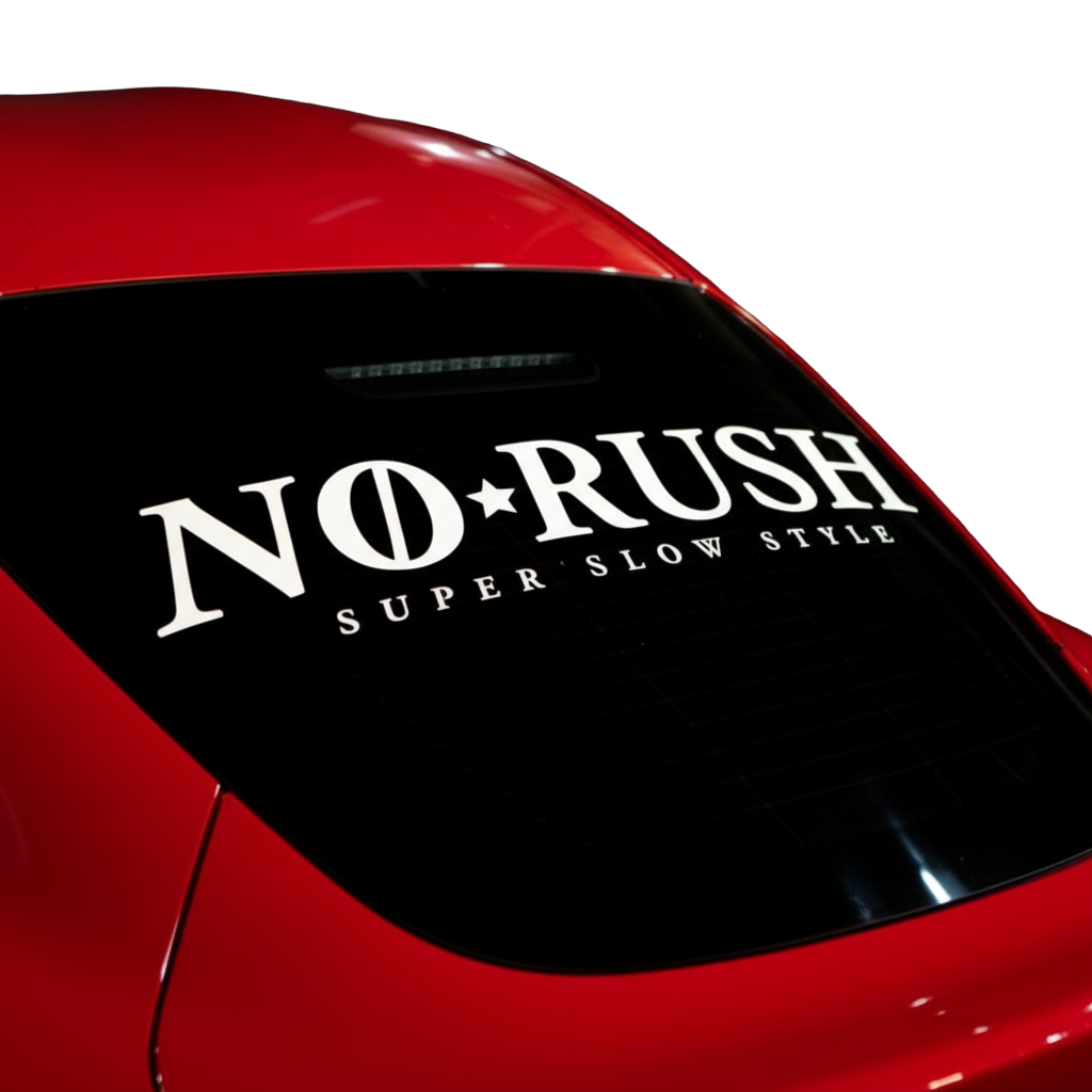 NO RUSH BANNER [NO BORDER]