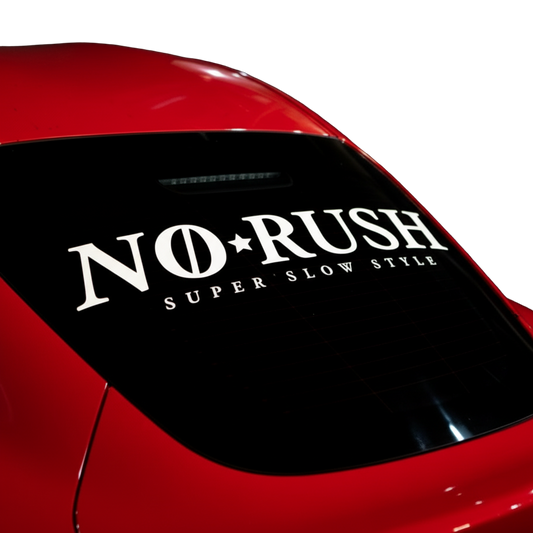 NO RUSH BANNER [NO BORDER]