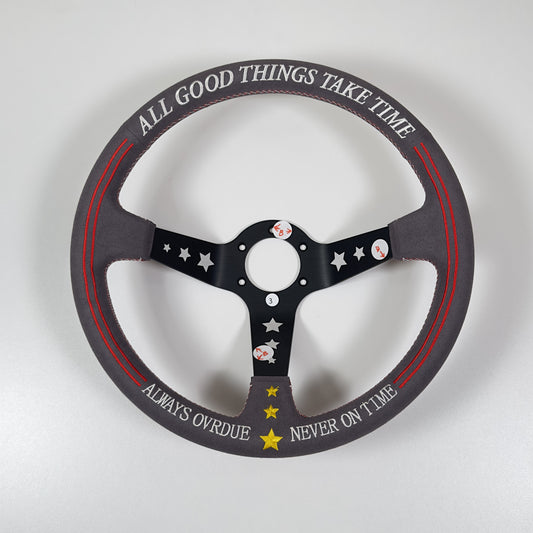 [Imperfect #3] ALL GOOD THINGS TAKE TIME STEERING WHEEL