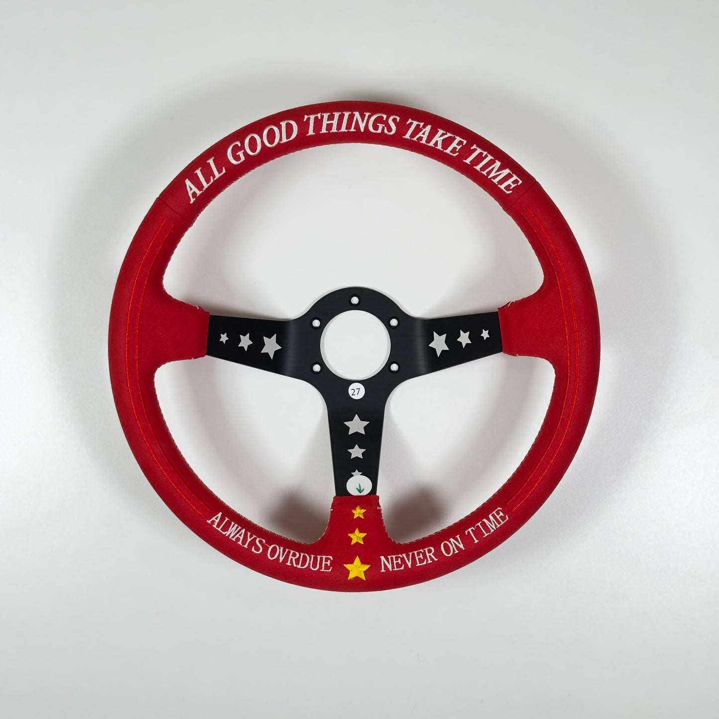 [Imperfect #27] ALL GOOD THINGS TAKE TIME STEERING WHEEL