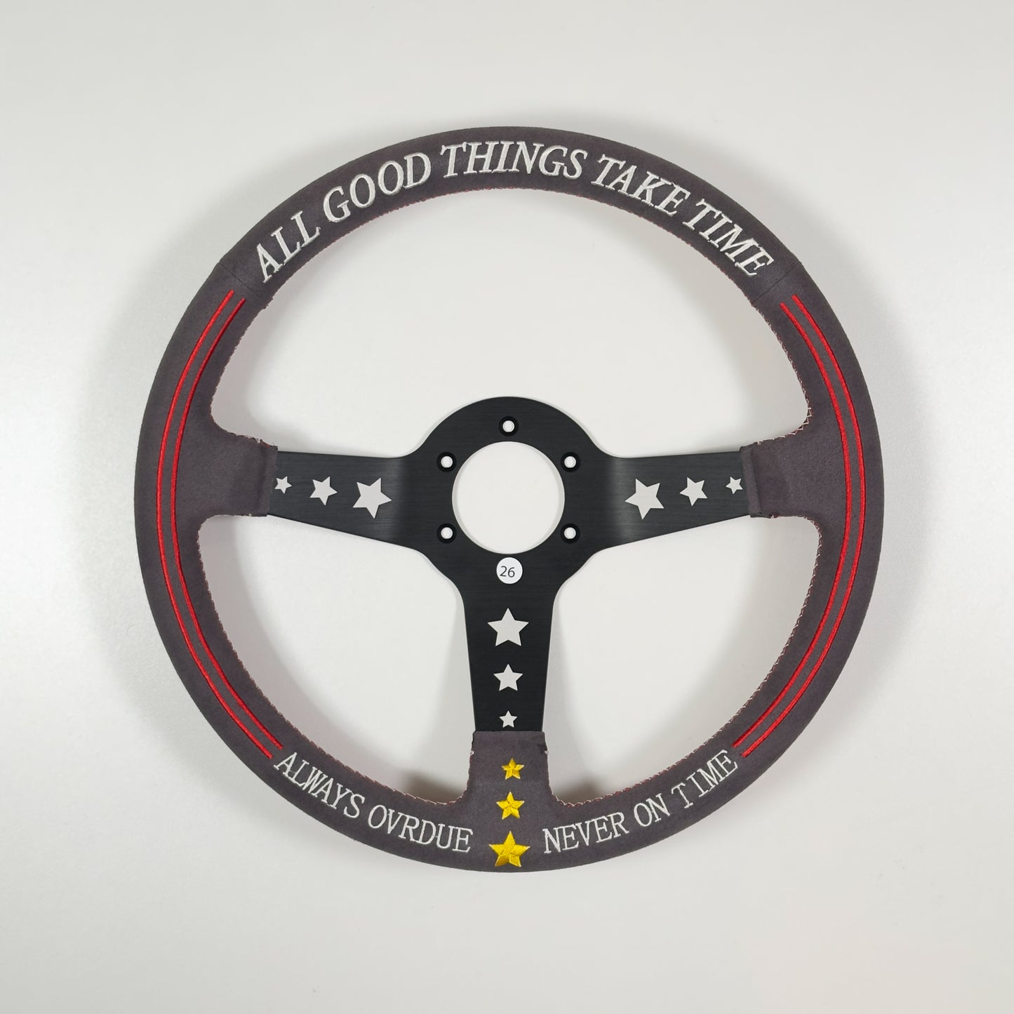 [Imperfect #26] ALL GOOD THINGS TAKE TIME STEERING WHEEL