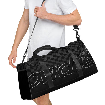 CHECKERED DUFFEL - GRAY