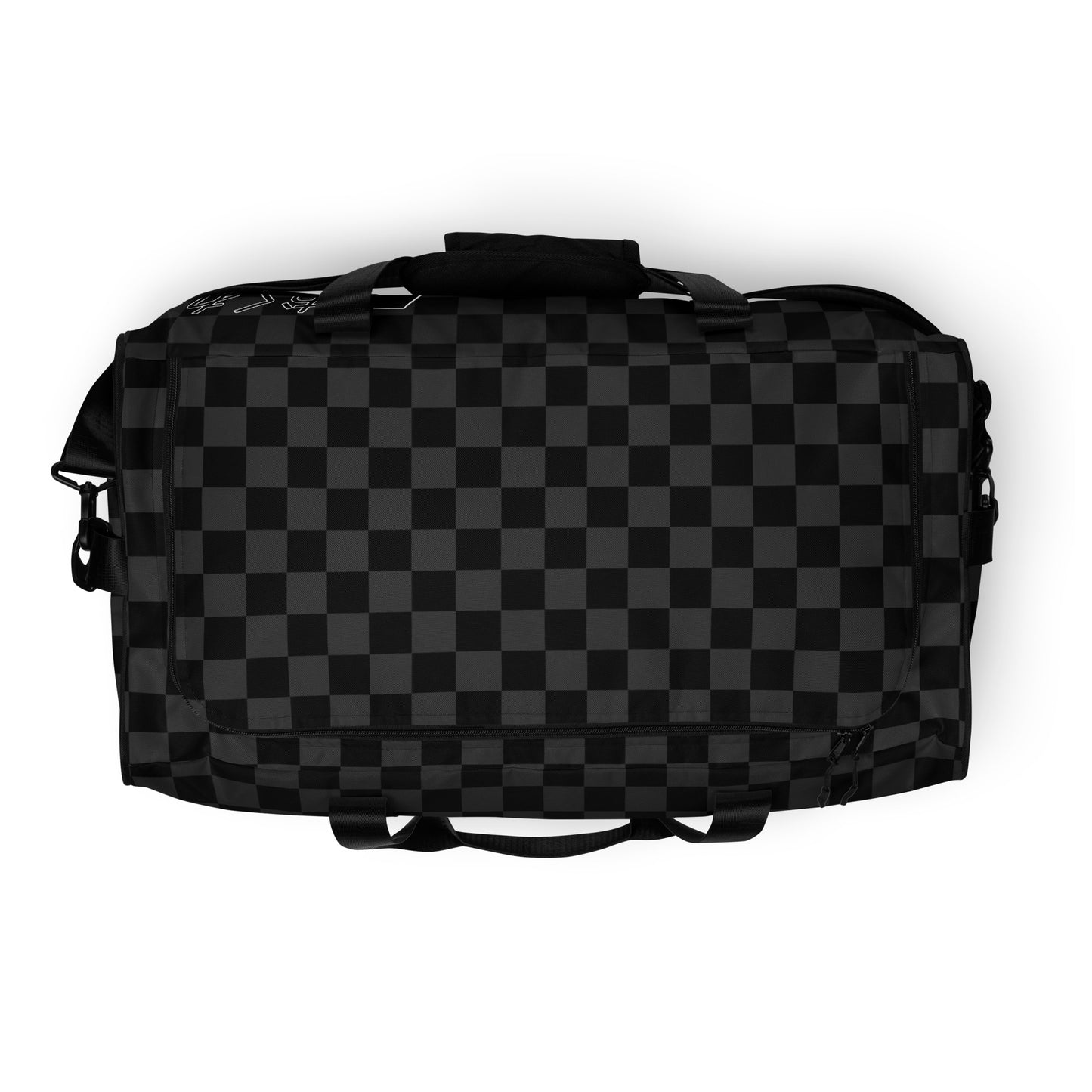 CHECKERED DUFFEL - GRAY