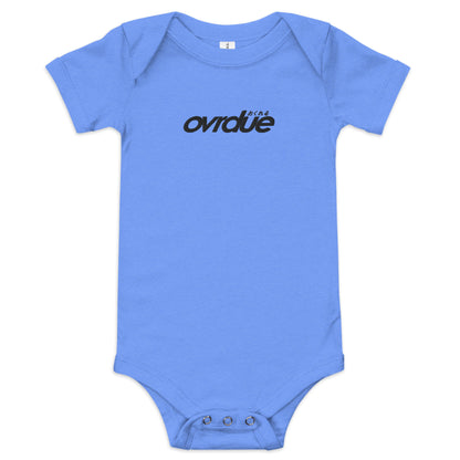 BABY ONESIE - BLACK EMBROIDERY