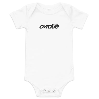 BABY ONESIE - BLACK EMBROIDERY