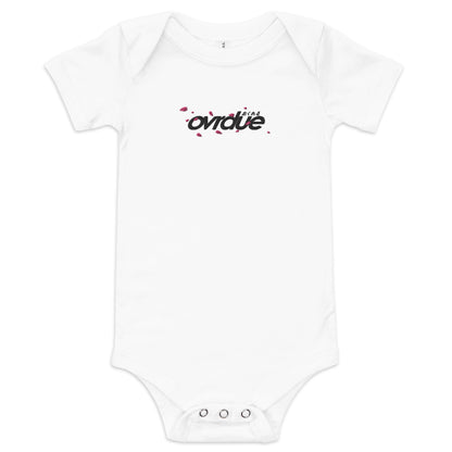 BABY ONESIE - SAKURA BLACK EMBROIDERY