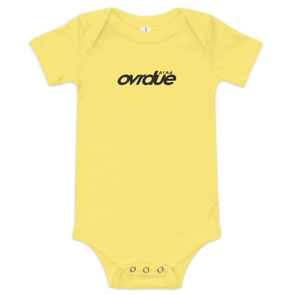 BABY ONESIE - BLACK EMBROIDERY