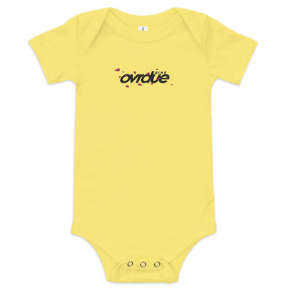 BABY ONESIE - SAKURA BLACK EMBROIDERY