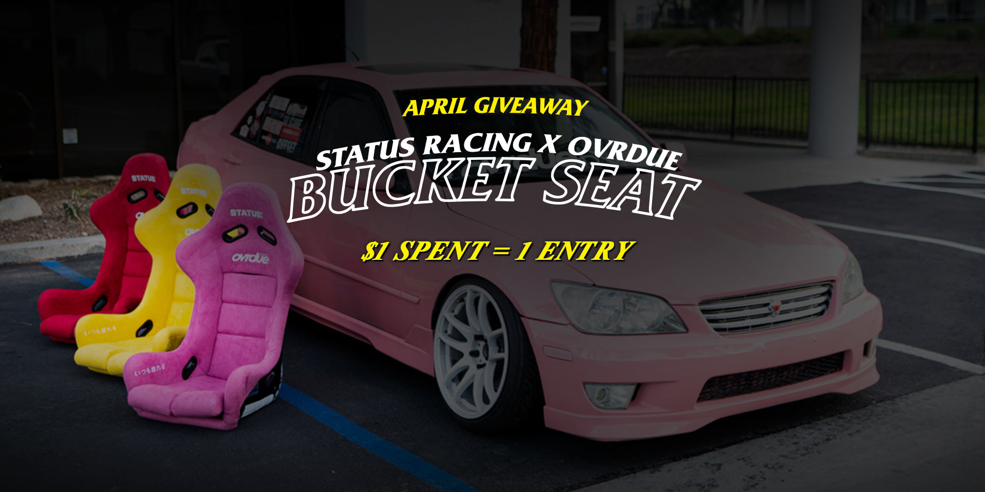 Bucket Seat Giveaway! Every $1 = 1 entry for a chance to win a GT-X seat color of your choice!