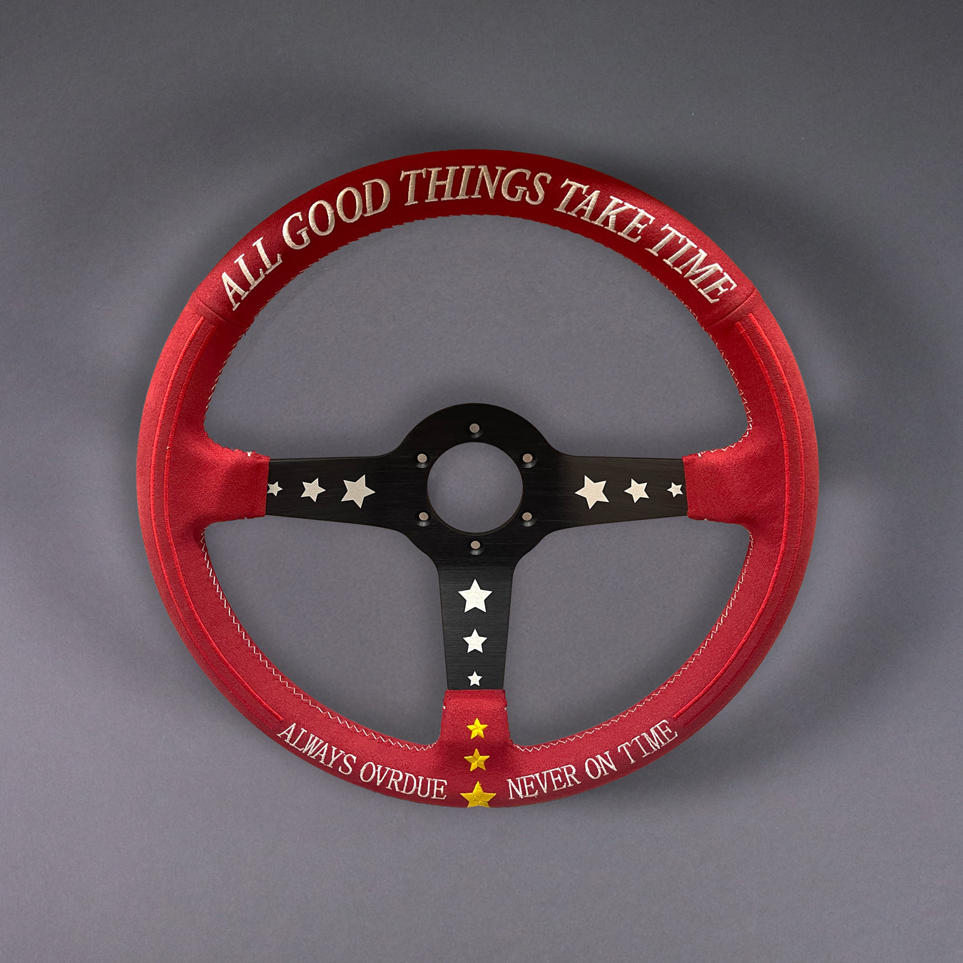 ALL GOOD THINGS TAKE TIME ハンドル STEERING WHEEL