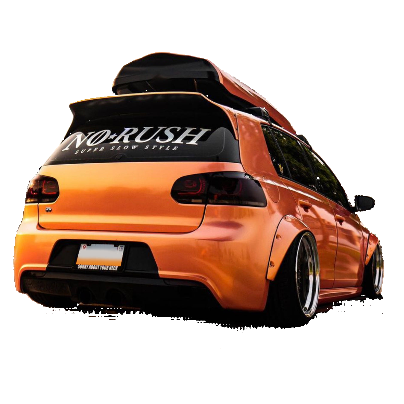 NO RUSH BANNER [NO BORDER]