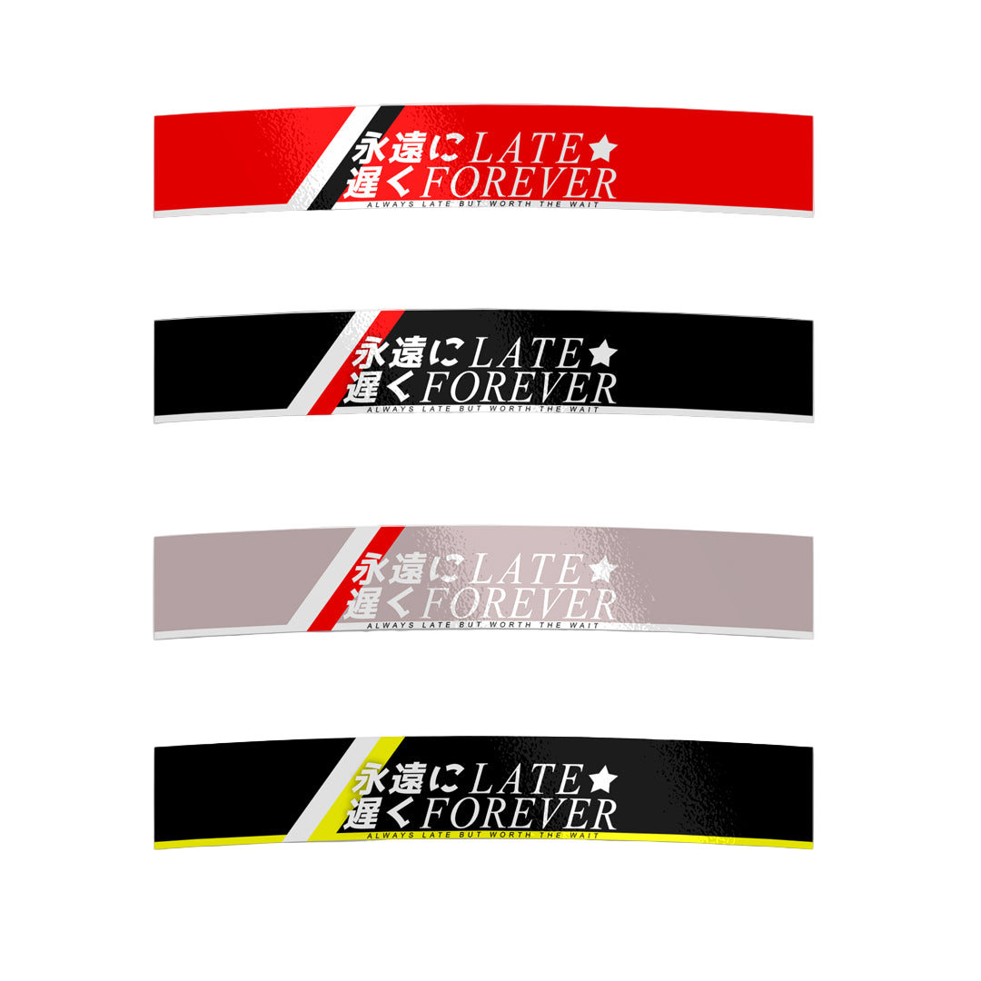 LATE FOREVER SUNSTRIP BANNER