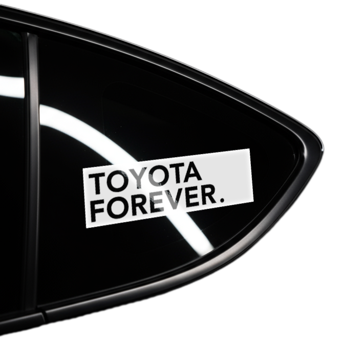 TOYOTA FOREVER STICKER