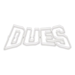 DUES REAR BANNER
