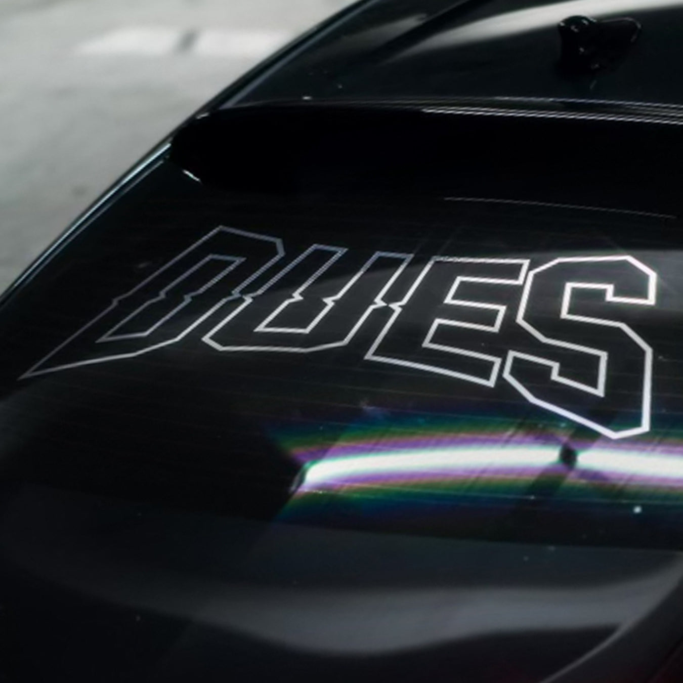 DUES REAR BANNER